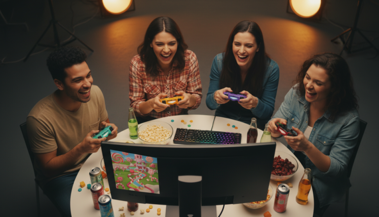 Pessoas jogando Análise Detalhada de Golf With Your Friends no PC em um setup de gaming