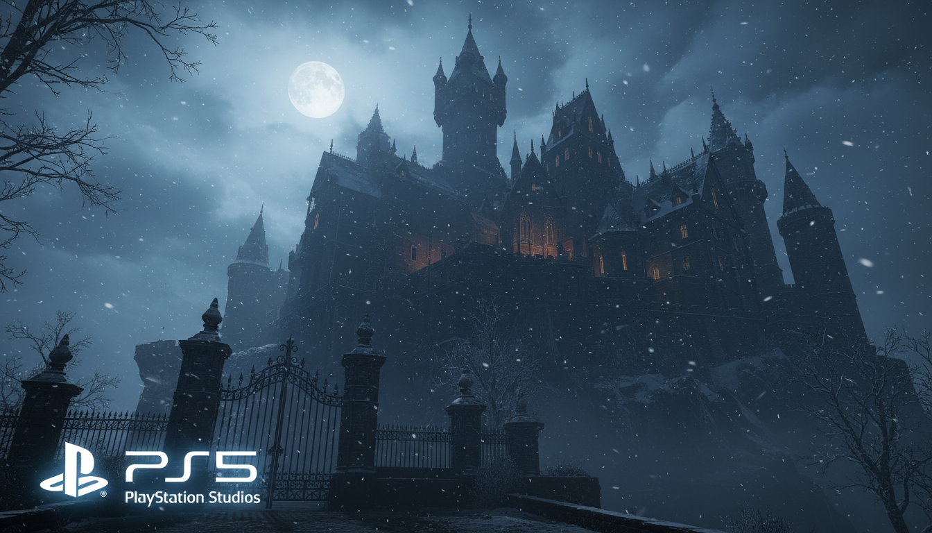 Castelo Dimitrescu Resident Evil Village PS5 gráficos terror gótico