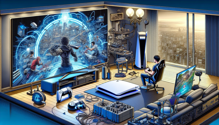 Imagem de um jogo de luta clássico sendo jogado no PS5