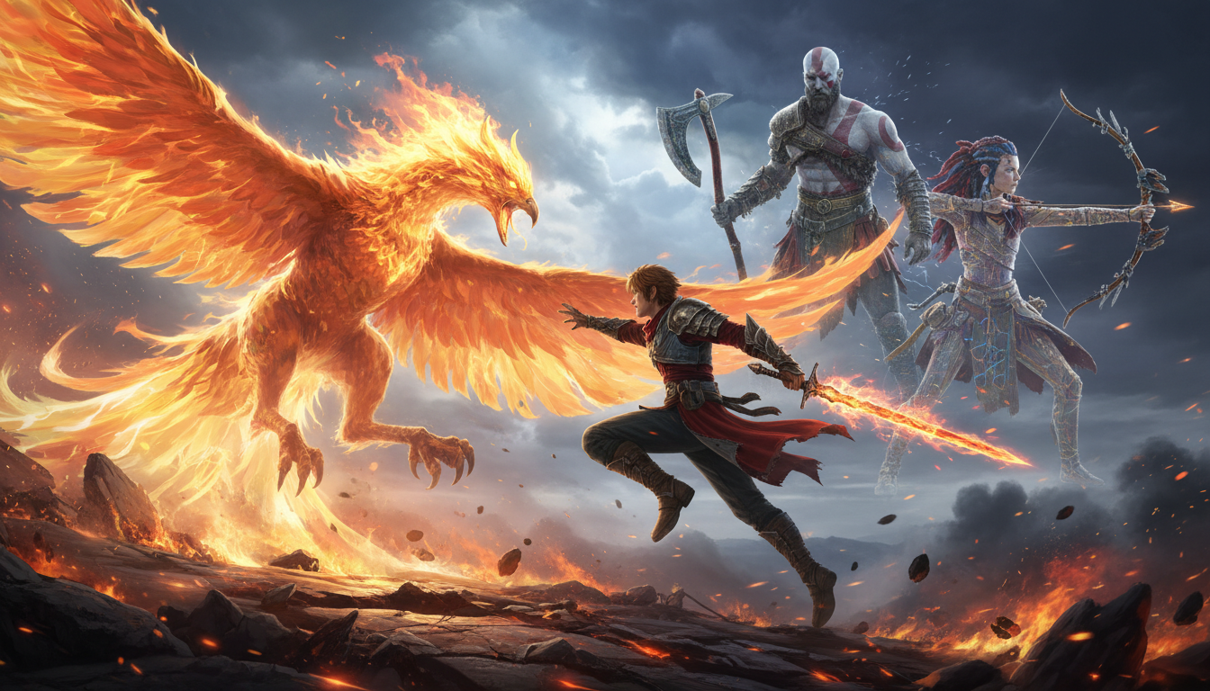 Final Fantasy XVI vs. God of War Ragnarök vs. Horizon Forbidden West no PS5