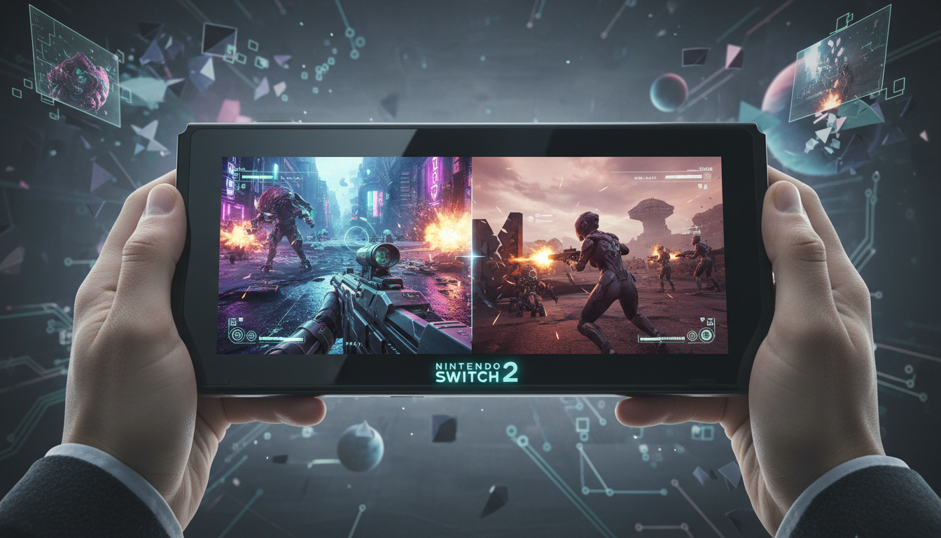 Comparativo de FPS e TPS em tela dividida no Nintendo Switch 2