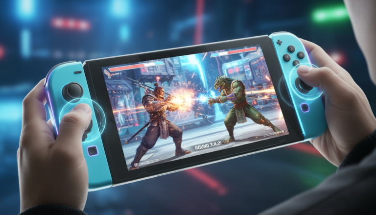 Nintendo Switch 2, jogos de luta, console, gameplay, 2026, nova geração