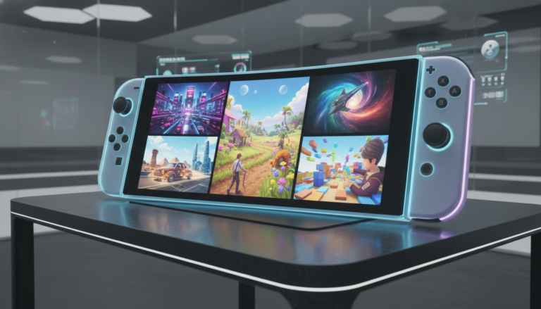 Nintendo Switch 2, simuladores, jogos de simulação, console 2026, experiências únicas, Starfield Odyssey, Eco-City Tycoon, Mythical Creatures Rancher, Quantum Leap Pilot, Artificer's Atelier