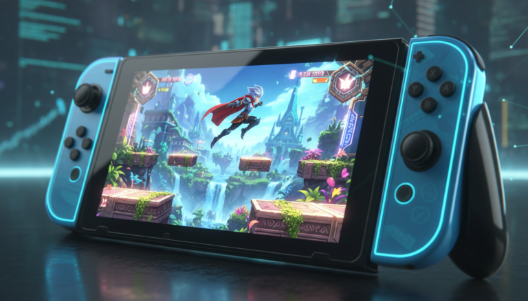 Nintendo Switch 2, jogos de plataforma inovadores, gráficos de última geração, console híbrido, futuro dos games