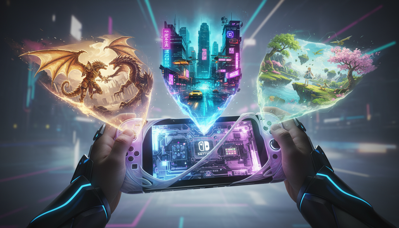 Nintendo Switch 2, RPGs, jogos, console portátil, gráficos, desempenho, aventura, futuro