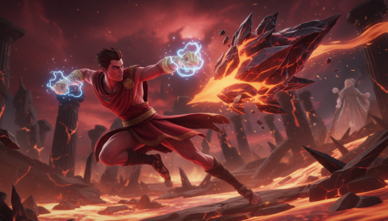 Zagreus em combate, Review de Hades no PC, gameplay de Hades, roguelike de ação