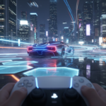 Lineup 2026 Jogos de Corrida PS5, Carro de corrida futurista, Gráficos PS5 2026, Jogo de corrida next-gen, Ray tracing jogos de corrida