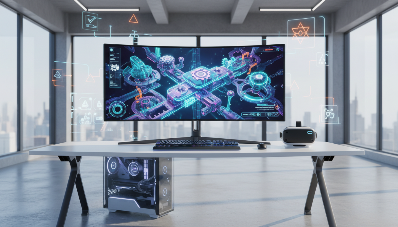 Futuro dos jogos de puzzle para PC, tendências de jogos em 2026, IA em puzzles, RV/RA em jogos, PC gaming