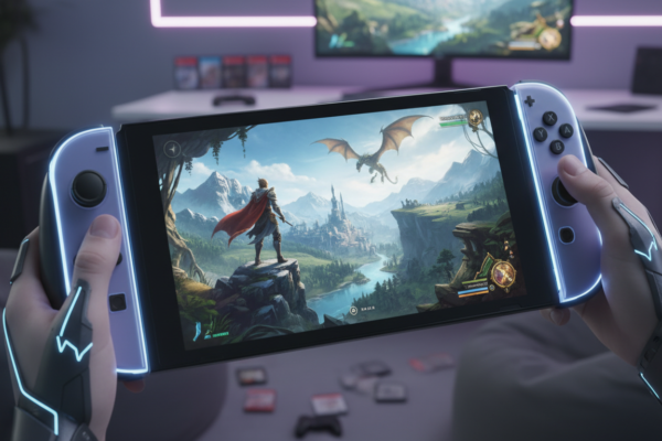 Nintendo Switch 2 rodando um RPG de fantasia épica em 2026
