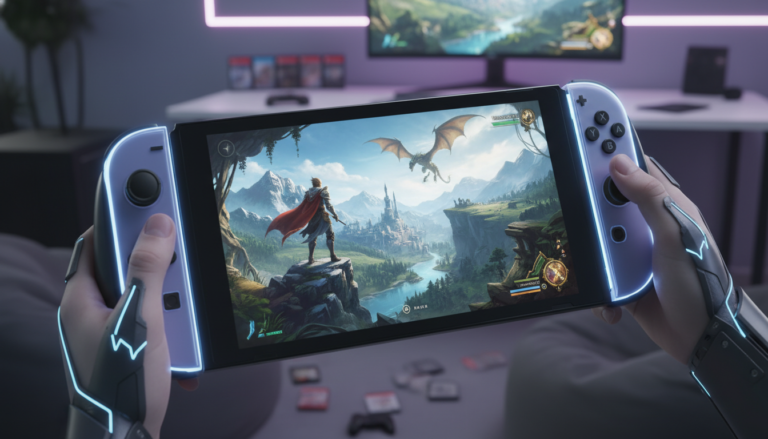 Nintendo Switch 2 rodando um RPG de fantasia épica em 2026