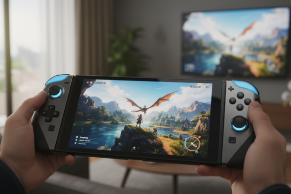 Nintendo Switch 2, console portátil, jogos de próxima geração, lançamentos Switch 2