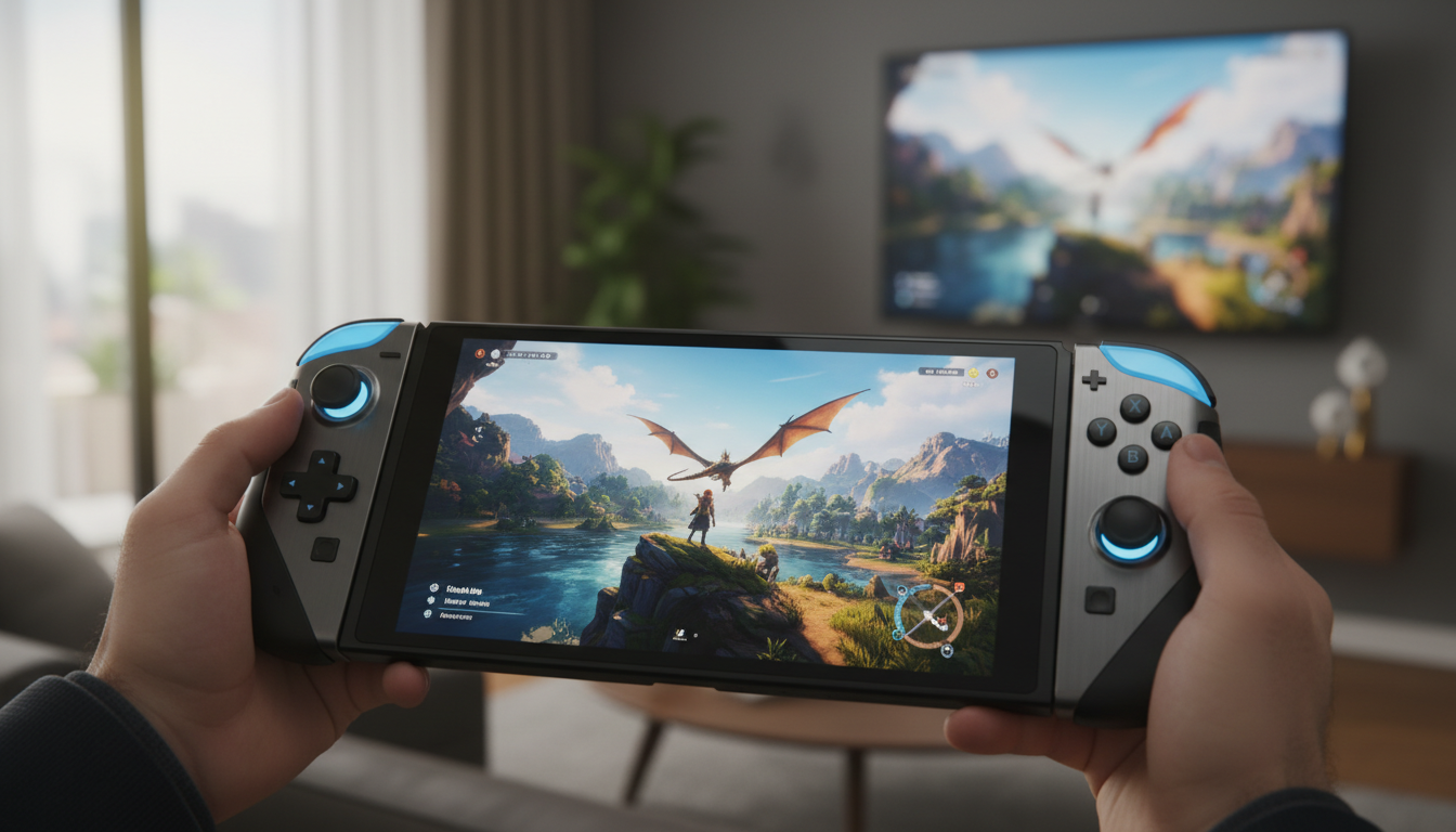 Nintendo Switch 2, console portátil, jogos de próxima geração, lançamentos Switch 2