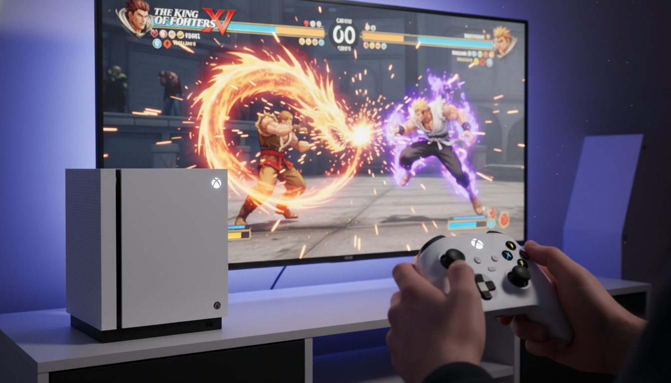 KOF XV Xbox Series S gameplay review