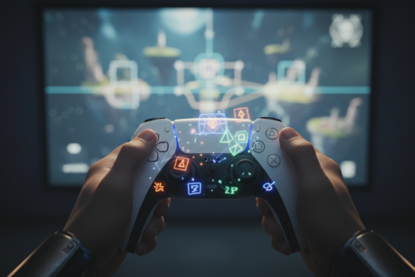 DualSense PS5, jogos de puzzle, 2026, quebra-cabeças, tecnologia de jogos, desafios mentais