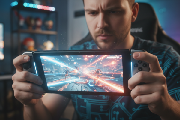 Gamer jogando shooter no Switch 2, review dos shooters mais esperados