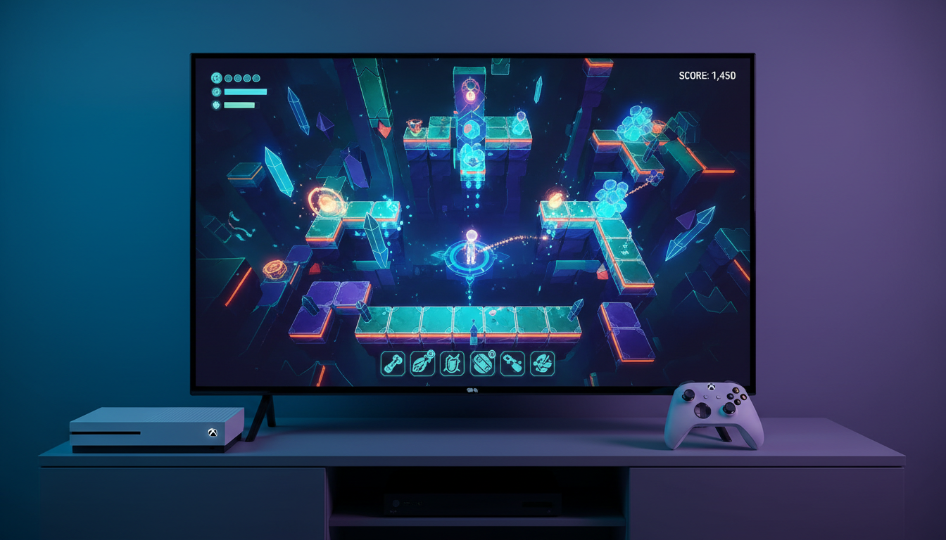 Gameplay de Quebra-Mundos no Xbox Series S