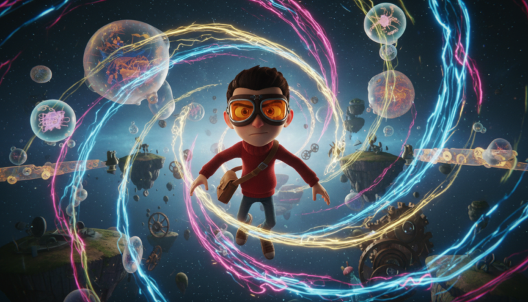 Razputin Aquato com poderes psíquicos em Psychonauts 2 no PC