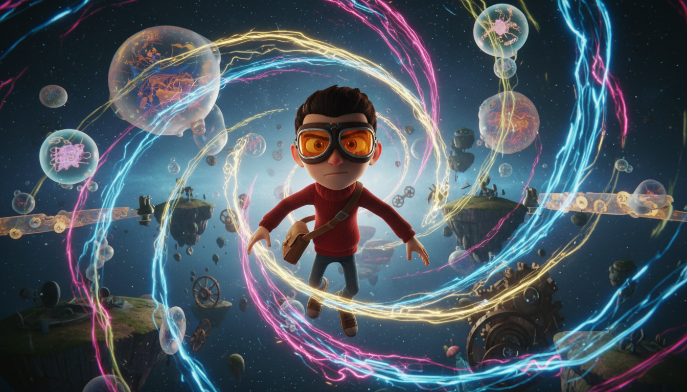 Razputin Aquato com poderes psíquicos em Psychonauts 2 no PC