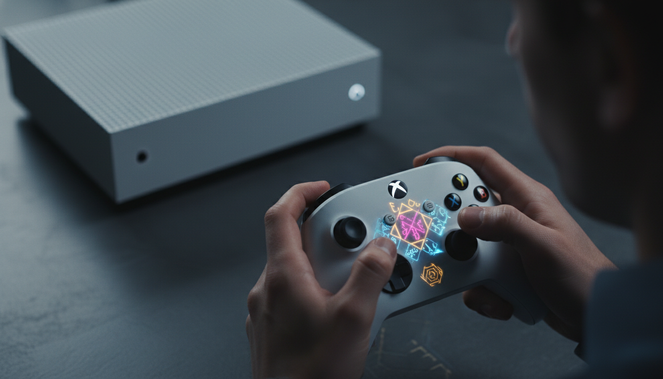 Xbox Series S rodando jogo de puzzle com gráficos aprimorados
