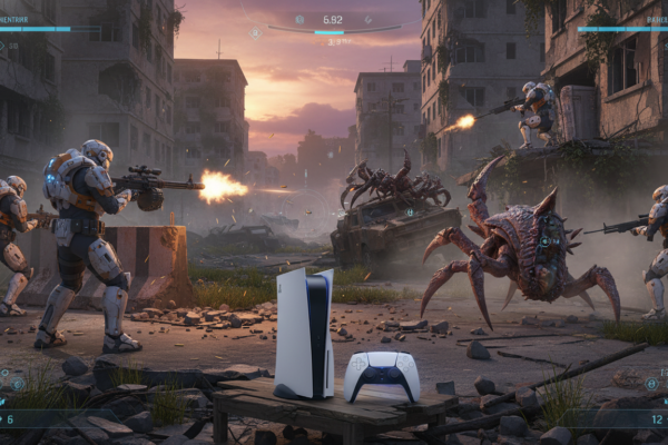 Soldados do Projeto Phoenix em combate tático contra Pandorans em Phoenix Point no PS5.
