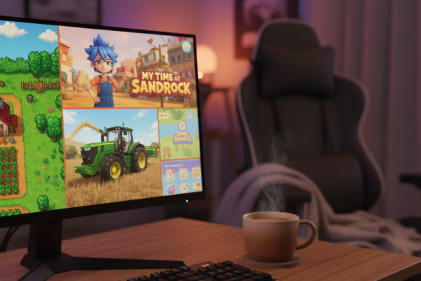 Jogos de Fazenda PC 2024, Stardew Valley, Farming Simulator 22, My Time at Sandrock, simulação agrícola, melhores jogos de fazenda