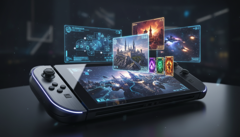 Nintendo Switch 2 com projeções de jogos de estratégia mais aguardados para 2026