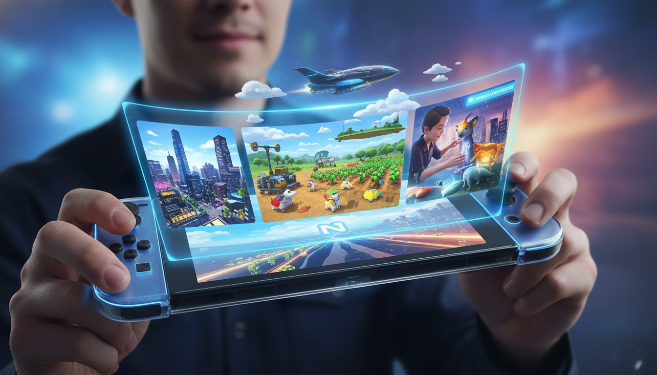 Nintendo Switch 2, jogos de simulação, console portátil, futuro dos games, 2026